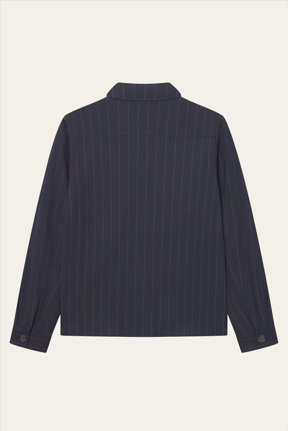 LES DEUX - Donkerblauw Marseille Pinstripe vestje