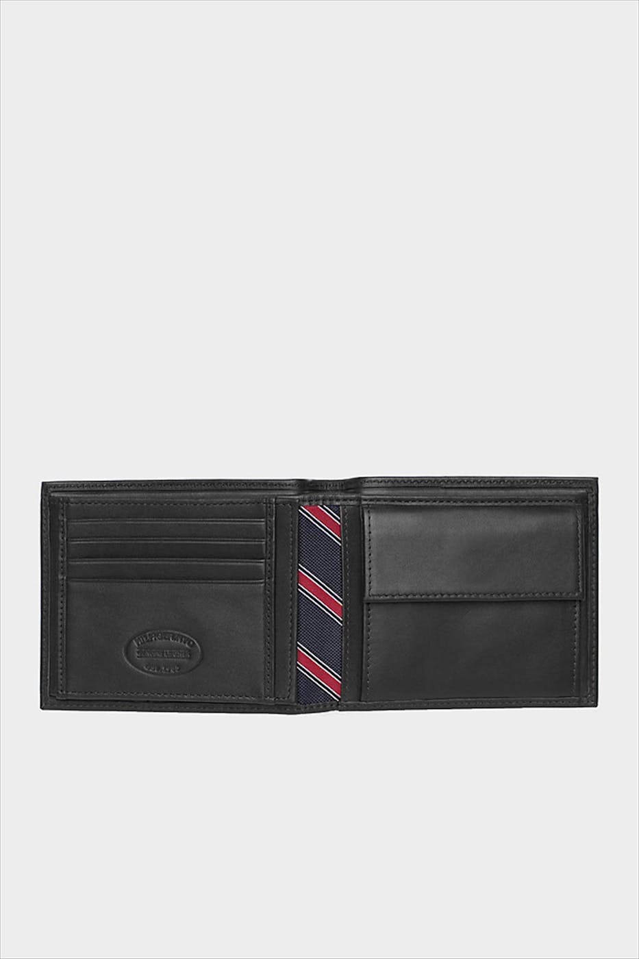 Tommy Jeans - Zwarte Eton CC And Coin Pocket Portefeuille