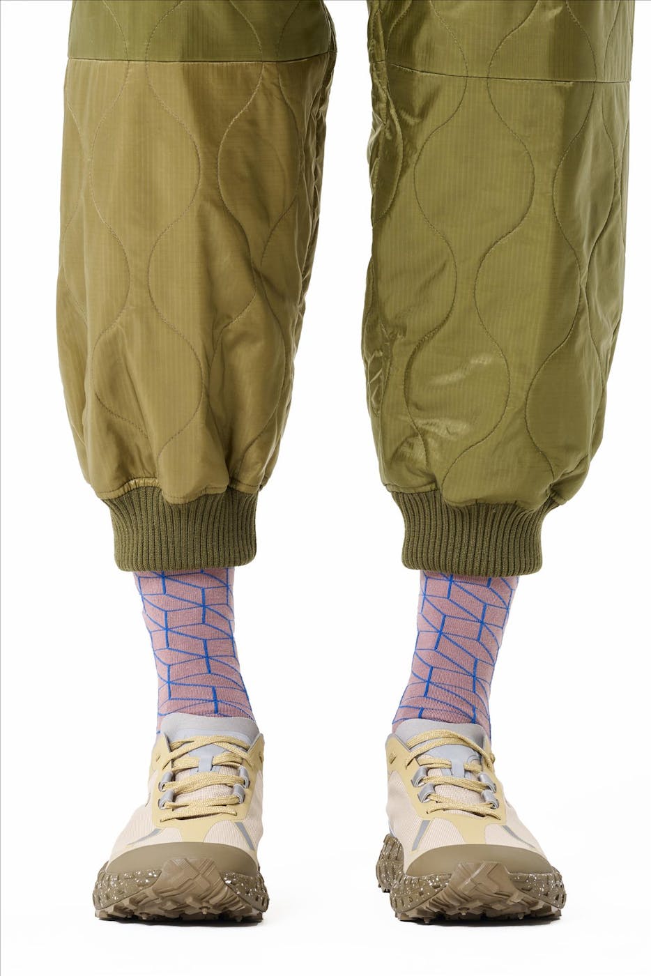 Happy Socks - Lichtpaarse Optic sokken, maat: 41-46