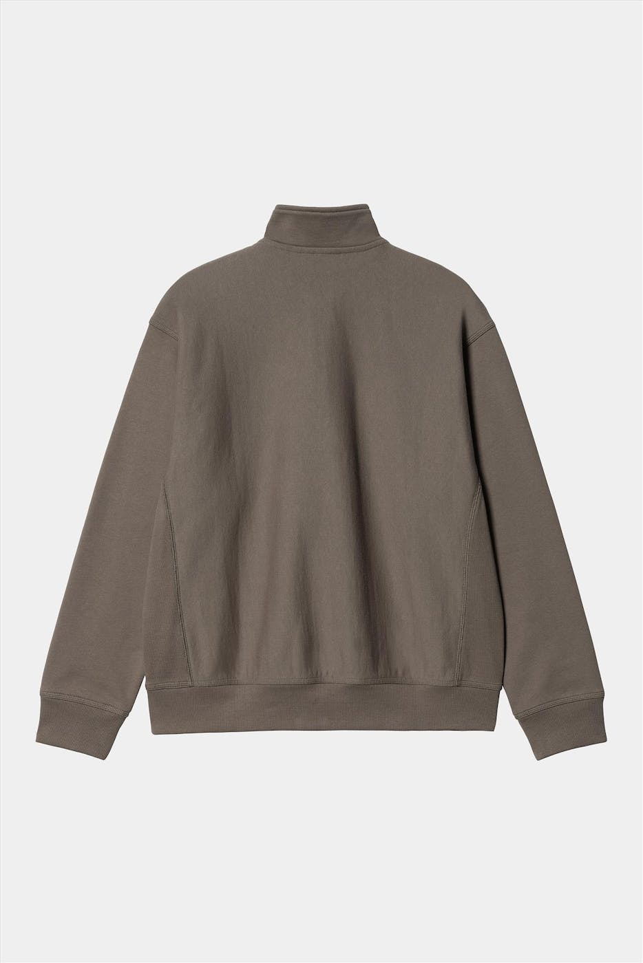Carhartt WIP - Taupe Half Zip American Script sweater