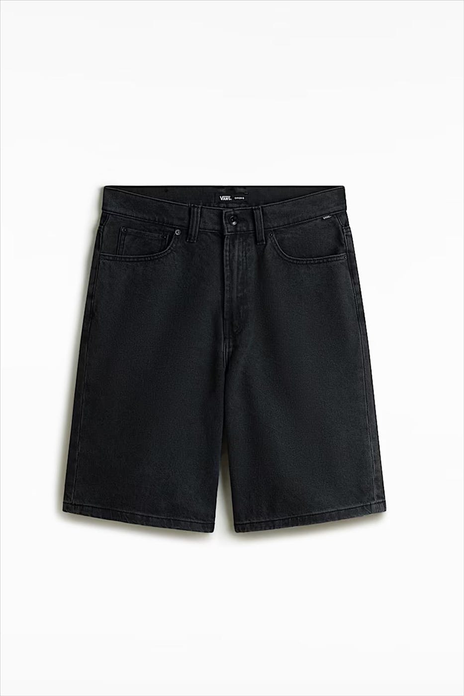 Vans - Zwarte Check-5 Baggy short