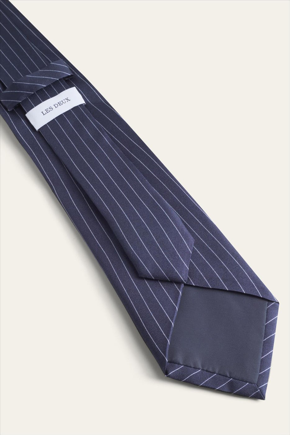 LES DEUX - Blauw-Witte Pinstripe das