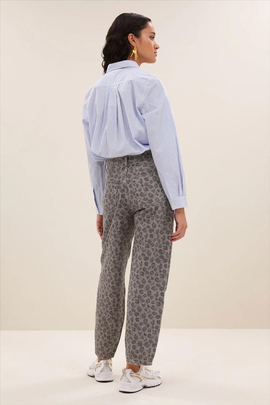 BY BAR - Blauw-Witte Joly Stripe blouse