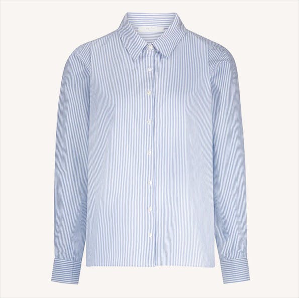 BY BAR - Blauw-Witte Joly Stripe blouse
