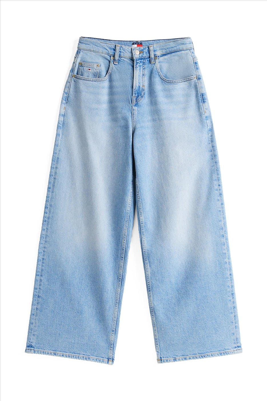 Tommy Jeans - Lichtblauwe Charlie loose wide jeans