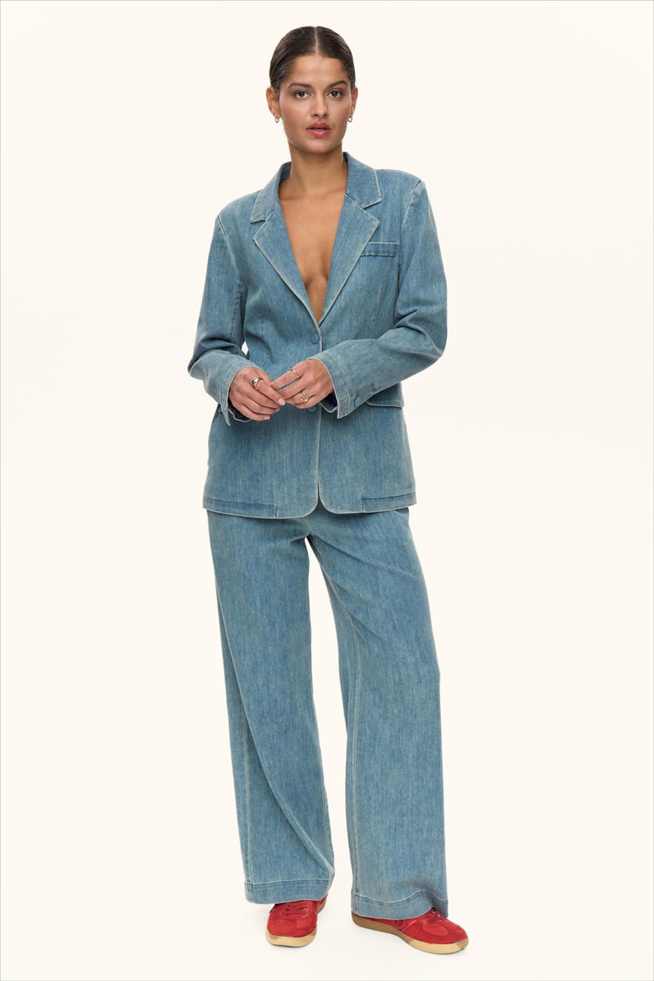 Nümph - Blauwe Aletta blazer