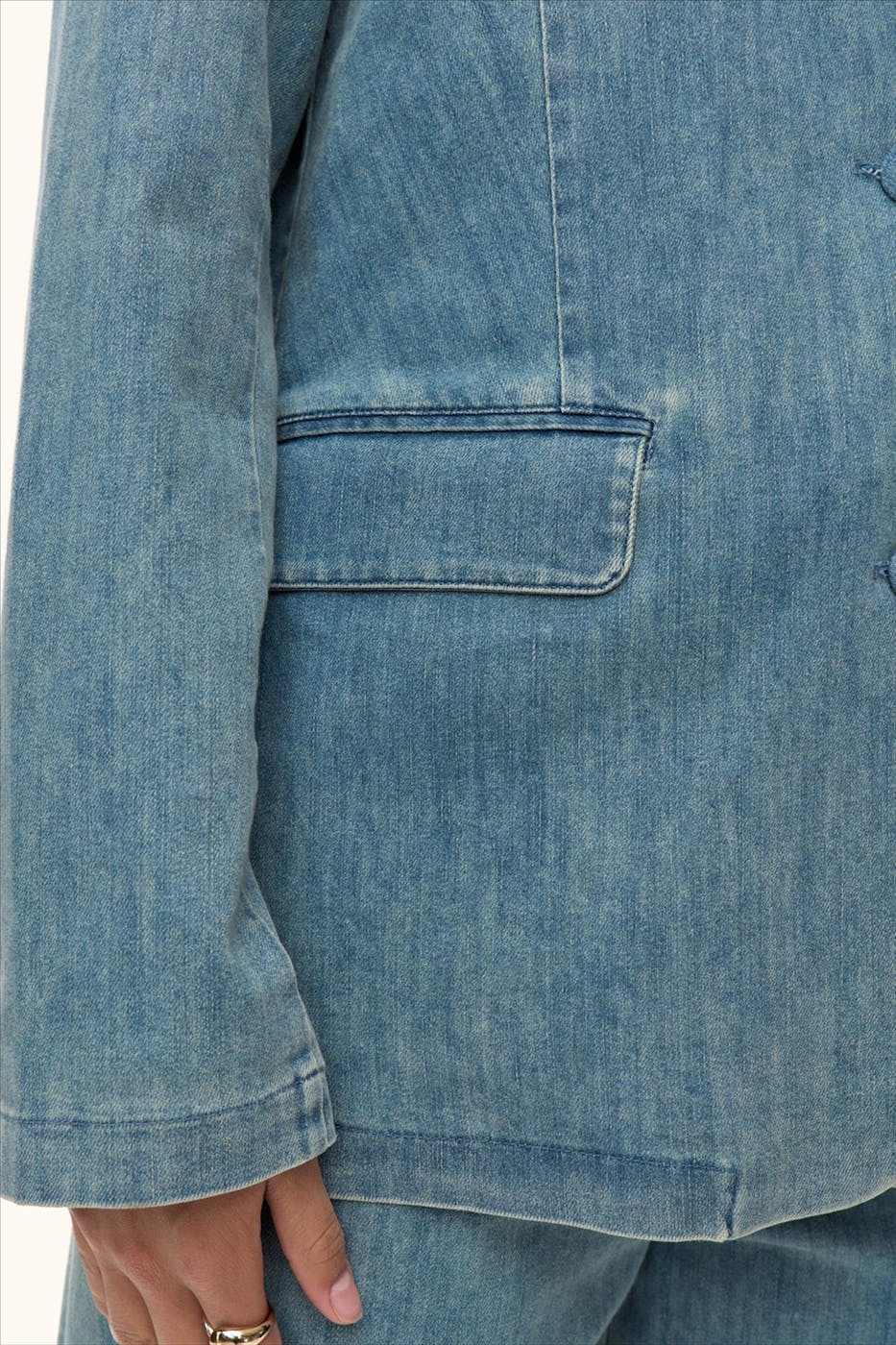 Nümph - Blauwe Aletta blazer