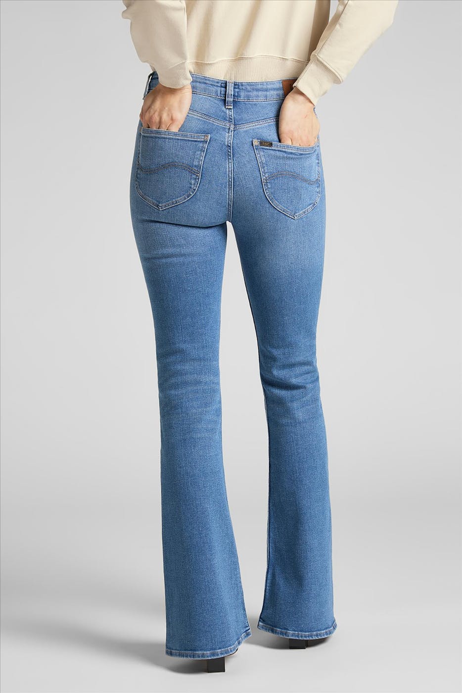 Lee - Lichtblauwe Breese flared jeans