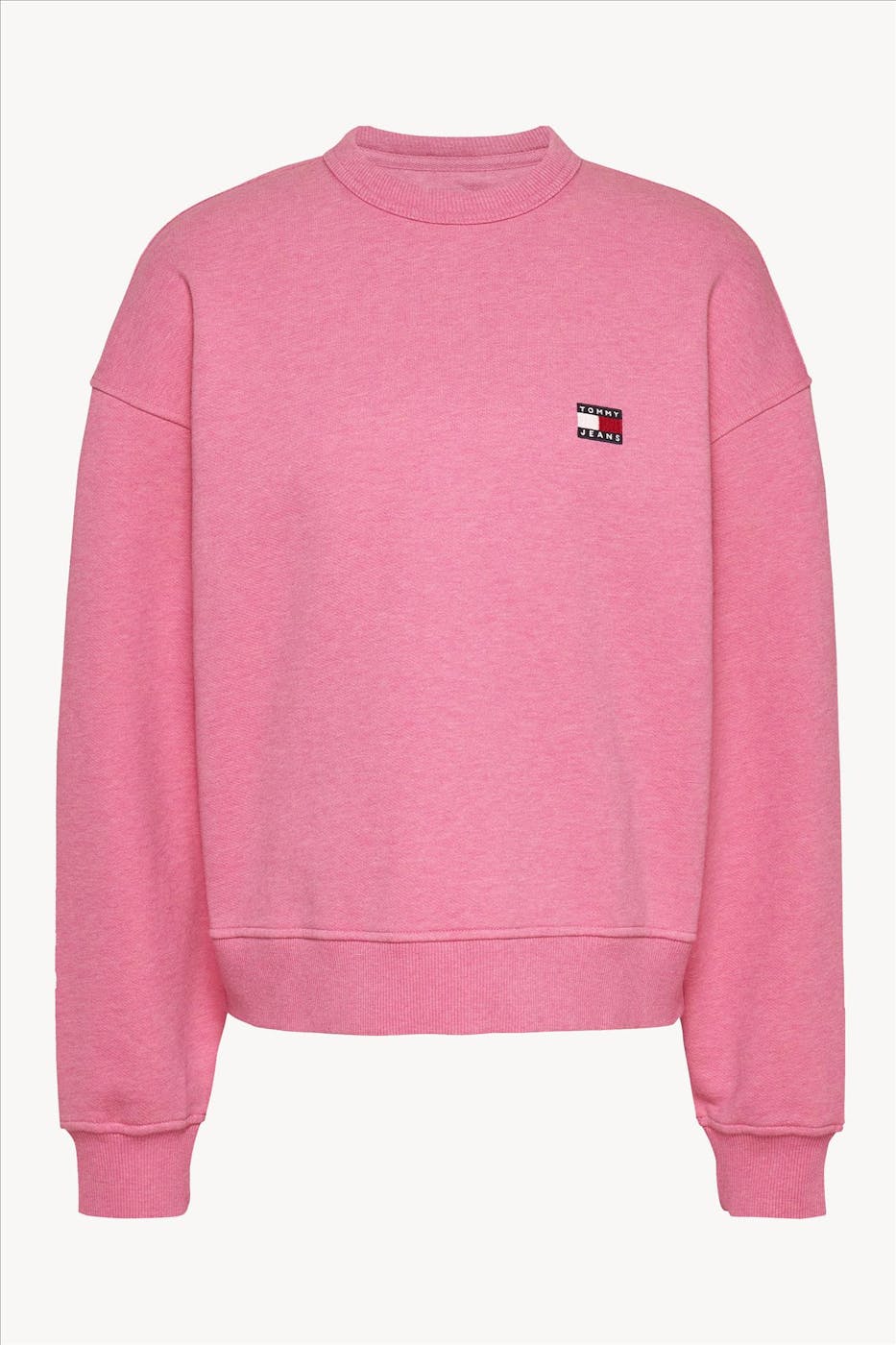 Tommy Jeans - Roze Badge sweater