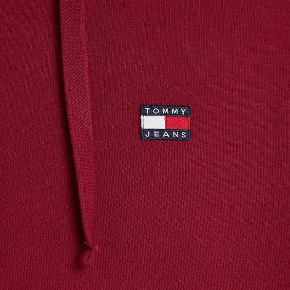 Tommy Jeans - Bordeaux XS Badge hoodie