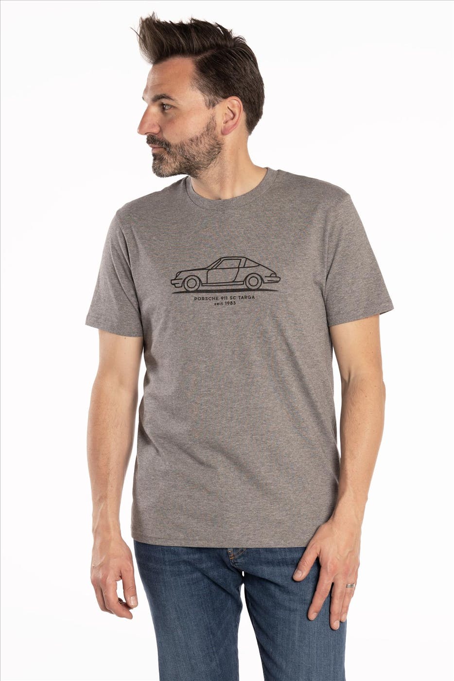 Brooklyn - Grijze Porsche 911 SC Targa T-shirt