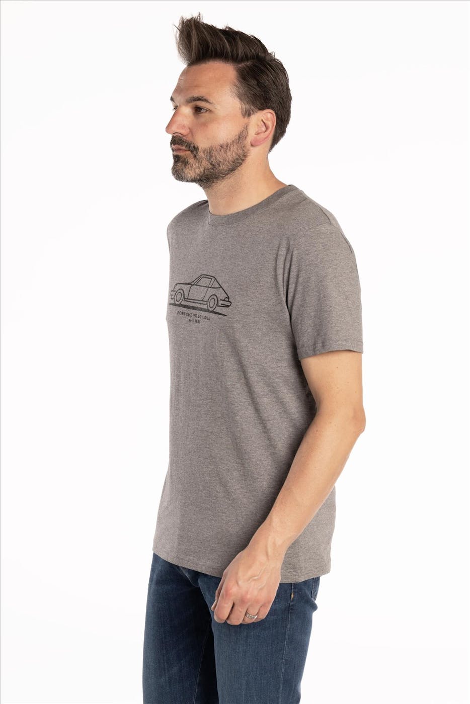 Brooklyn - Grijze Porsche 911 SC Targa T-shirt