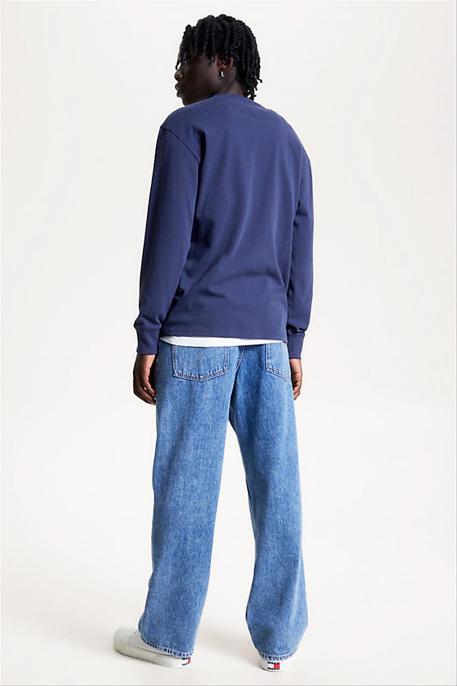 Tommy Jeans - Donkerblauwe Classic XS Badge T-shirt