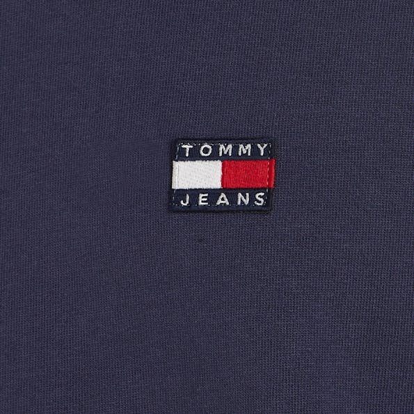 Tommy Jeans - Donkerblauwe Classic XS Badge T-shirt