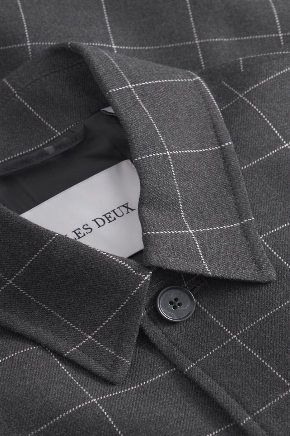 LES DEUX - Donkergrijs Marseille Hybrid vestje