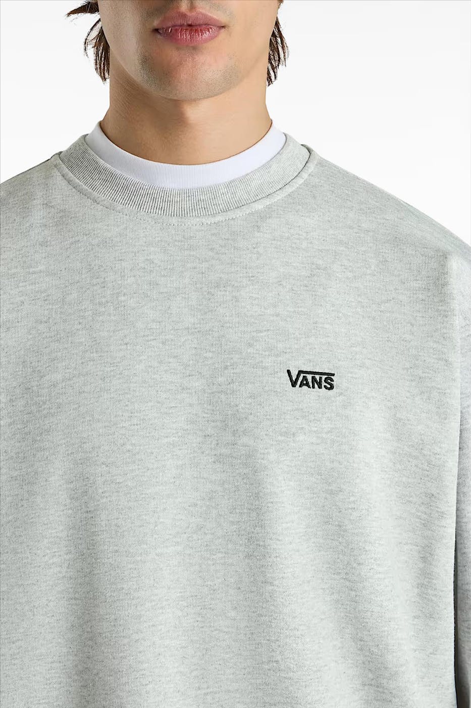 Vans - Grijze Left Chest Logo sweater