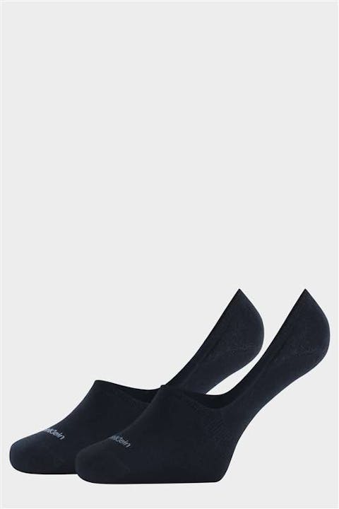 Calvin Klein - Donkerblauwe 2-pack No Show in shoe sokken, maat: 43-46