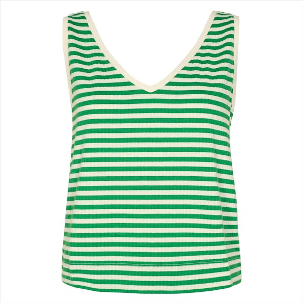 Nümph - Ecru-groene Nutania top