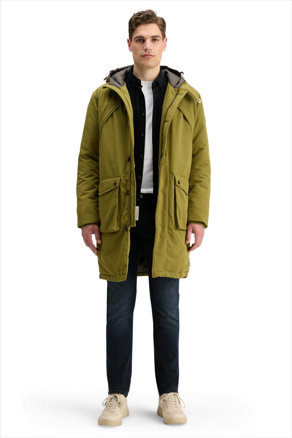 Scotch & Soda - Zwart Solid Corduroy hemd
