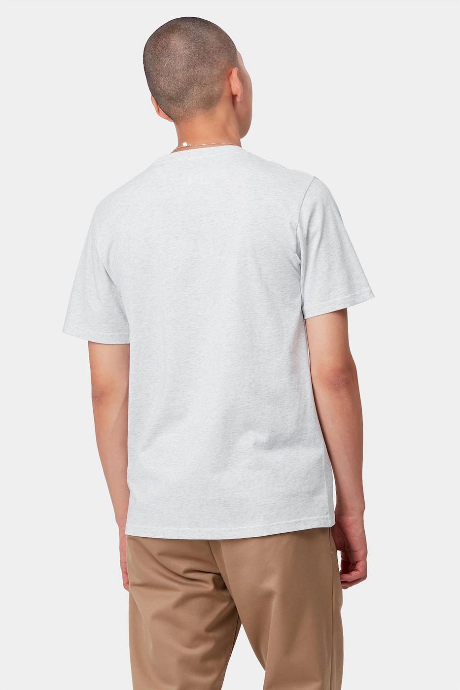 Carhartt WIP - Lichtgrijze Pocket T-shirt
