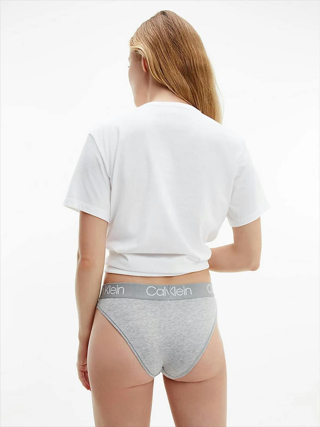 Calvin Klein Underwear - Zwart-grijs-witte 3-pack High Leg Tanga slips