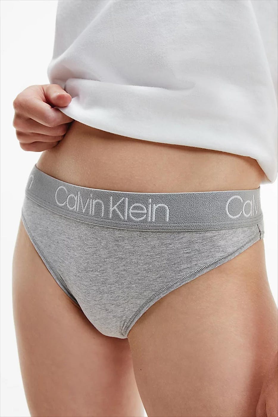 Calvin Klein Underwear - Zwart-grijs-witte 3-pack High Leg Tanga slips