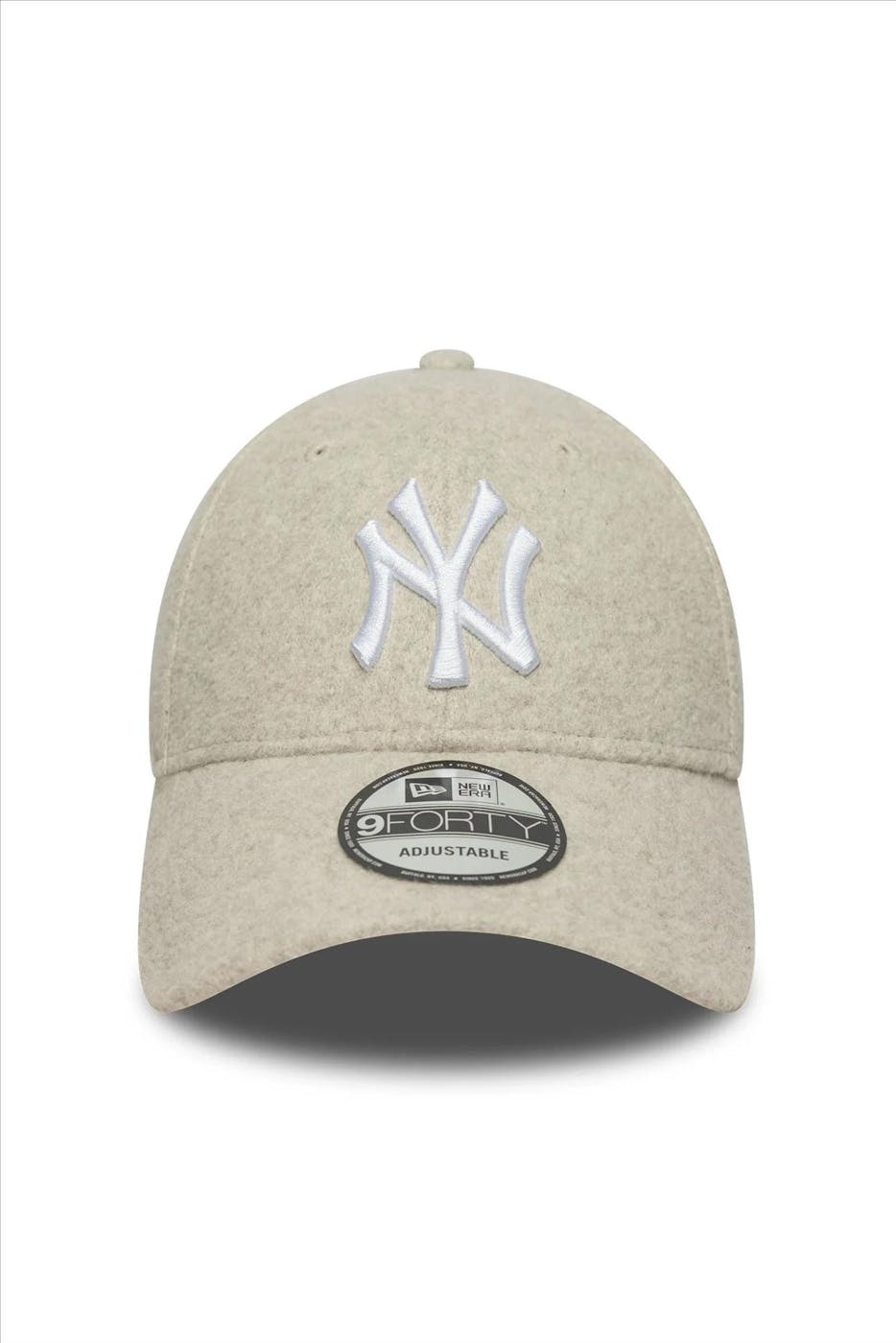 New Era - Ecru NY Yankees Melton Wool pet