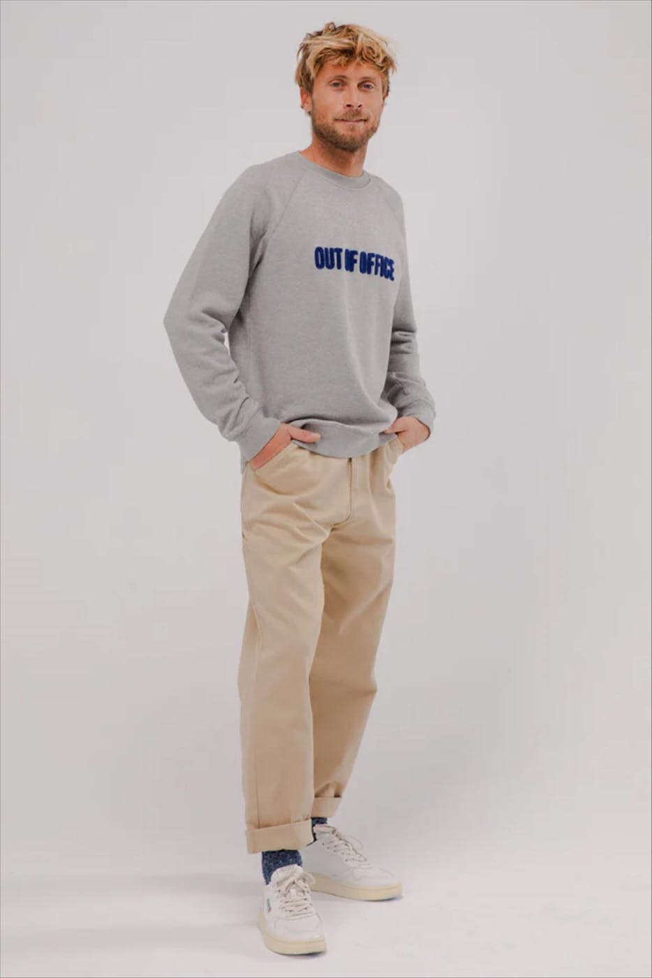 Brava - Grijze Out Of Office sweater