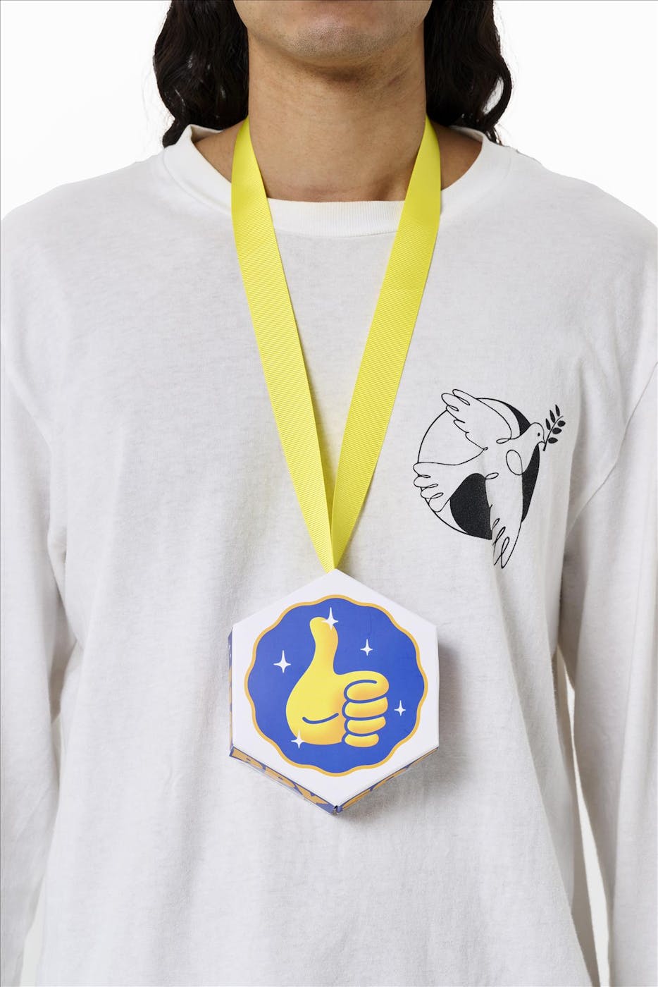 Happy Socks - Ecru Medal giftbox sokken, maat: 36-40
