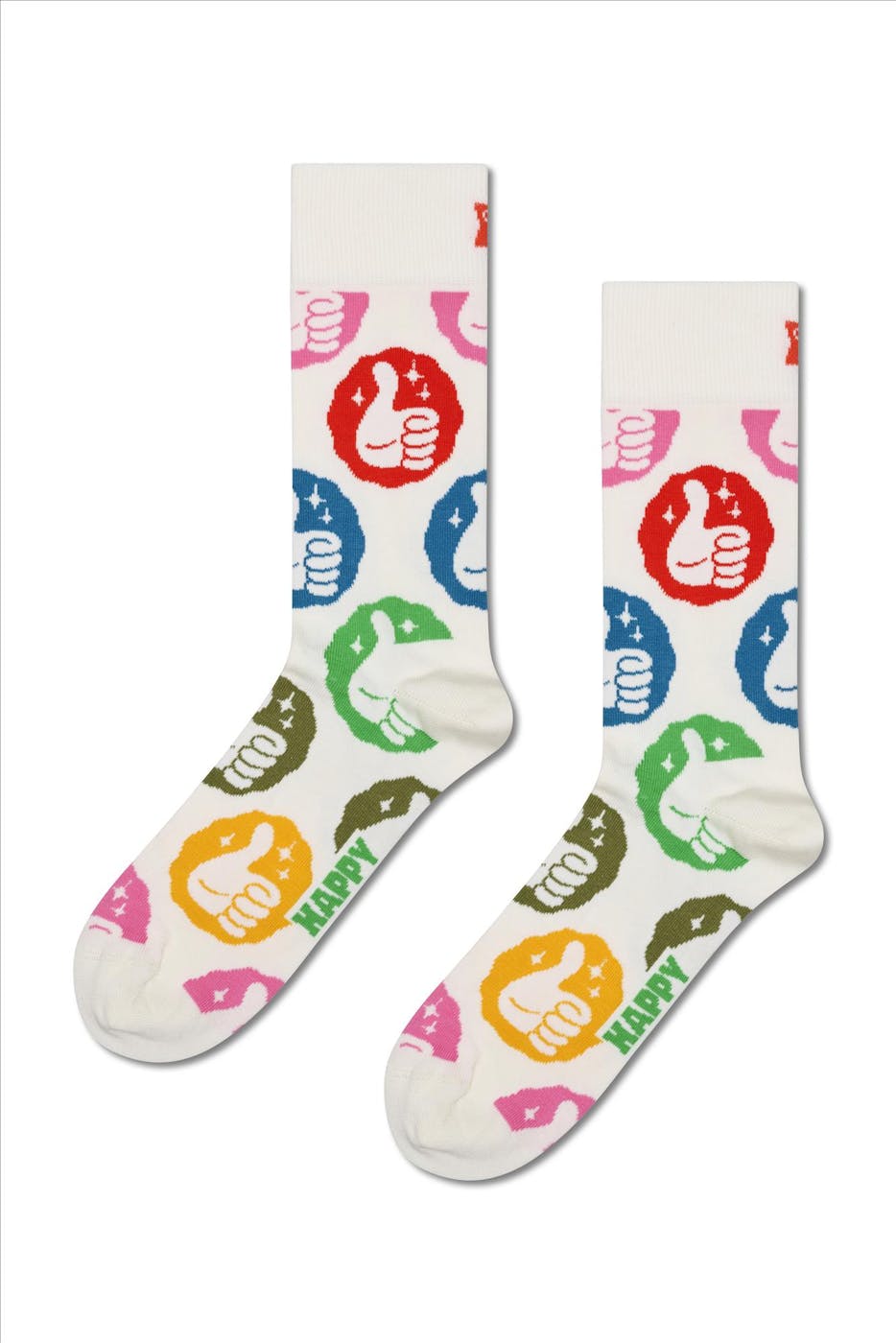 Happy Socks - Ecru Medal giftbox sokken, maat: 36-40