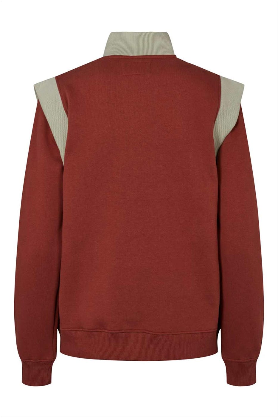 esmé studios - Muntgroen-bruine Madeline cardigan sweater