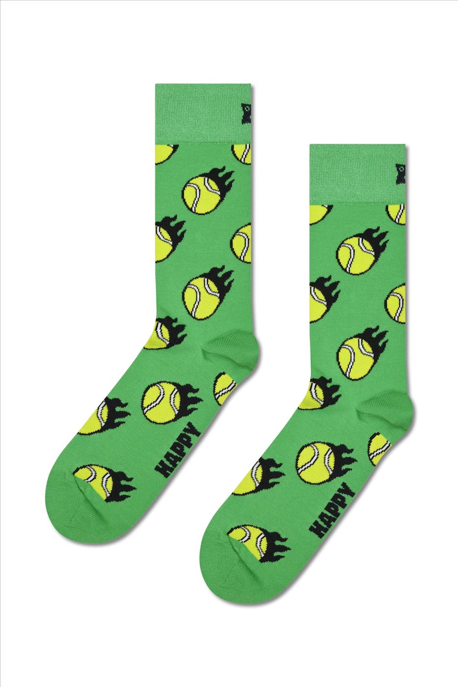 Happy Socks - Groene Tennis 2-pack giftbox sokken, maat= 41-46