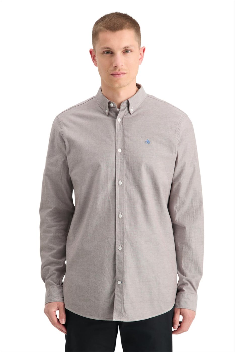Scotch & Soda - Bruinrood Essential hemd