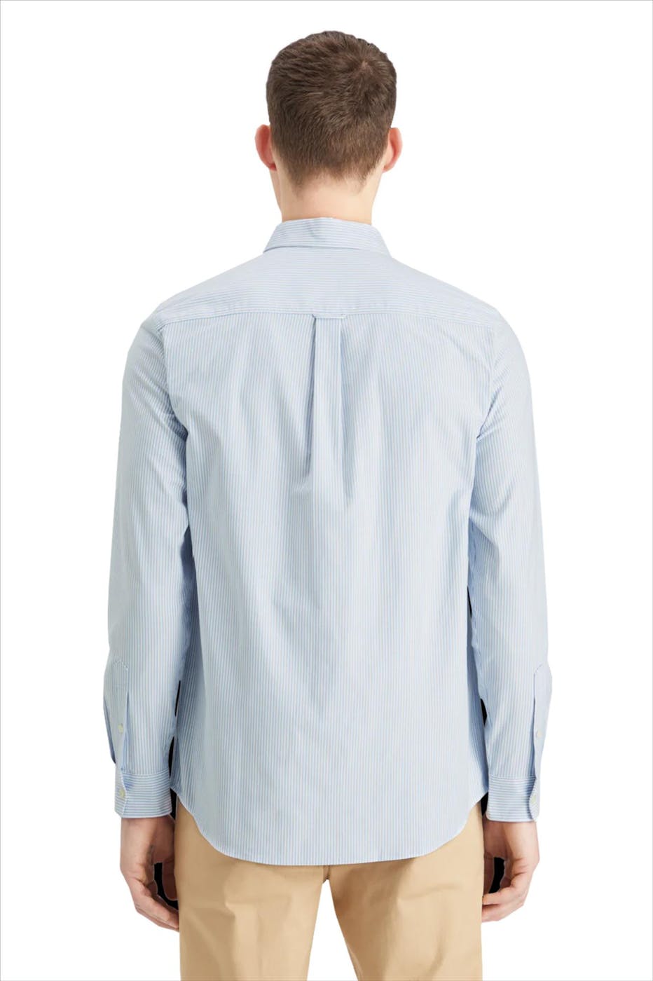 Scotch & Soda - Blauw-Wit Essential Gestreept hemd