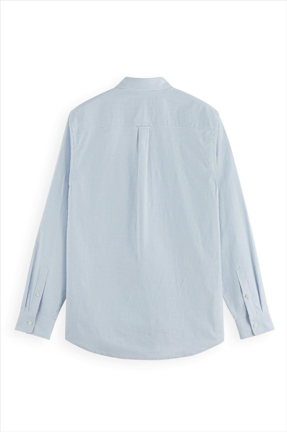 Scotch & Soda - Blauw-Wit Essential Gestreept hemd