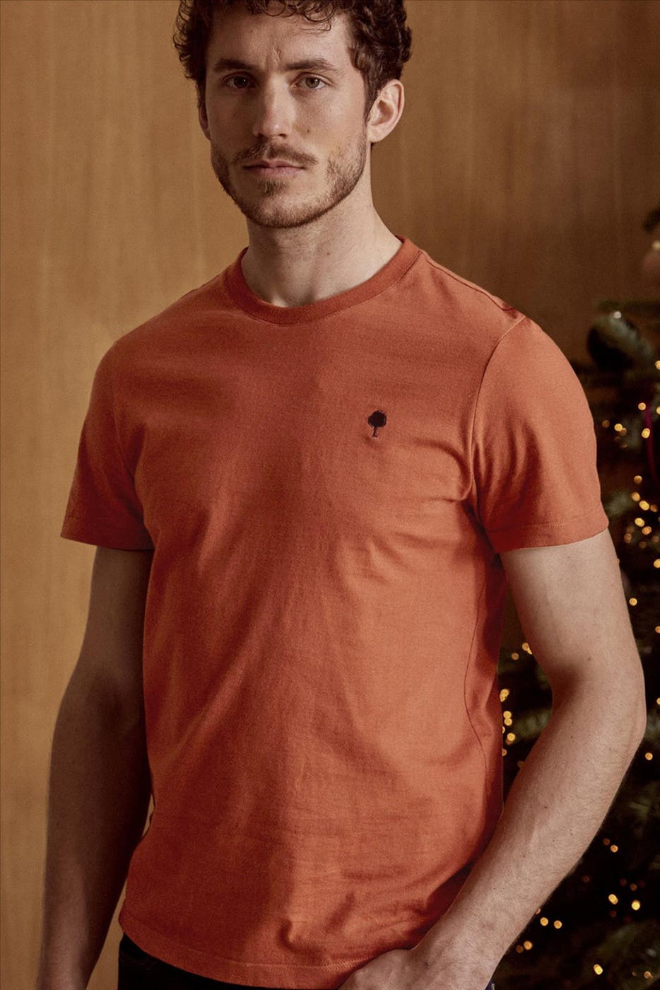 Faguo - Donkeroranje Arcy T-shirt