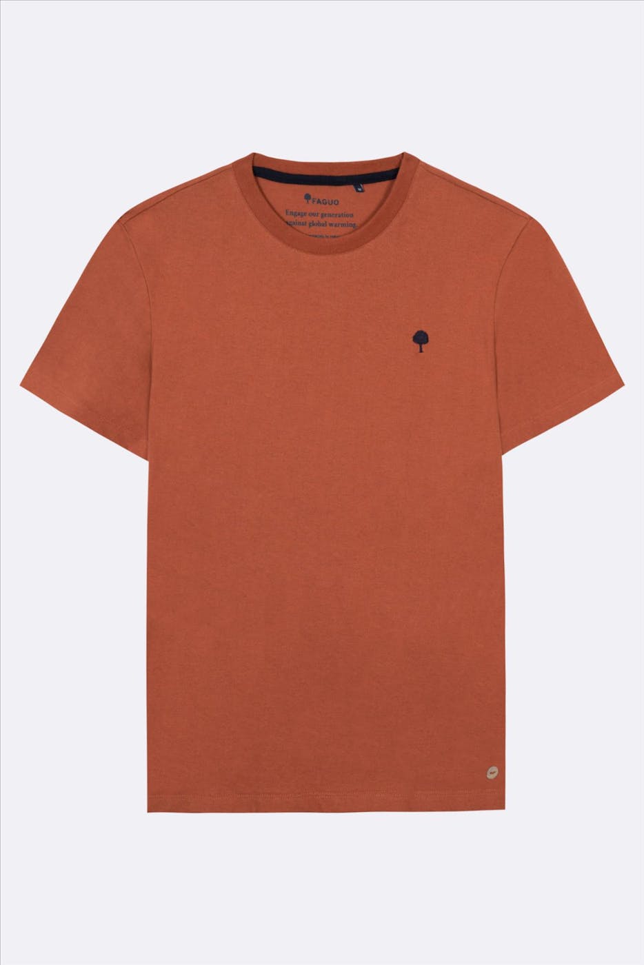 Faguo - Donkeroranje Arcy T-shirt