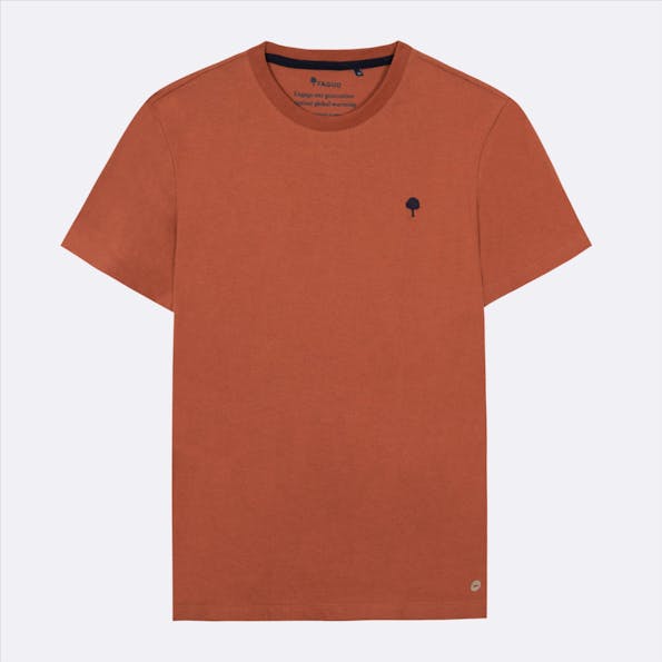 Faguo - Donkeroranje Arcy T-shirt