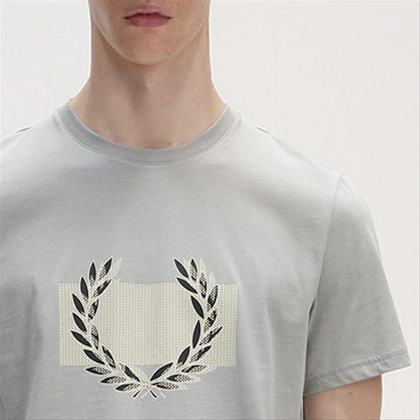 Fred Perry - Grijze Laurel Wreath T-shirt