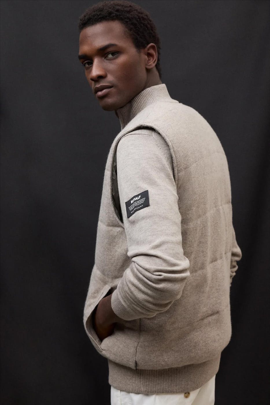 ECOALF - Beige Stuart bodywarmer