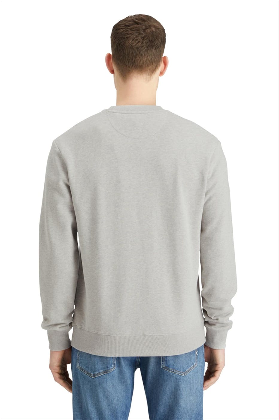 Scotch & Soda - Lichtgrijze Core Logo sweater