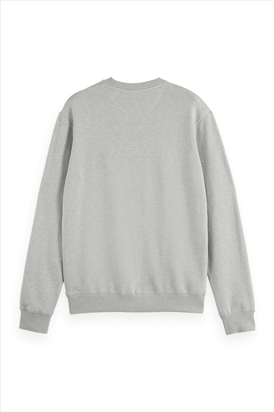 Scotch & Soda - Lichtgrijze Core Logo sweater