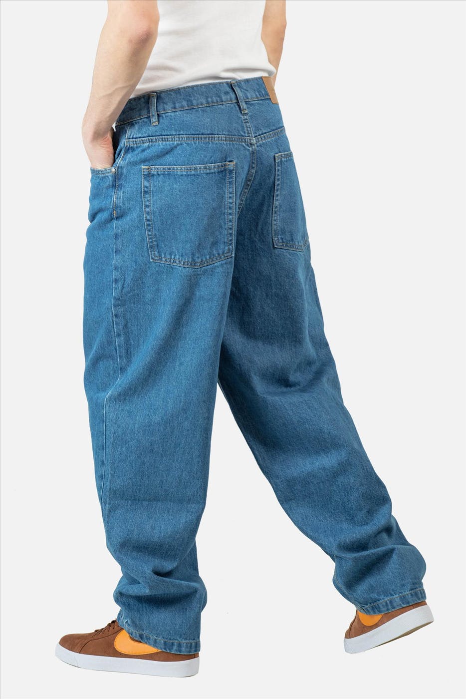 Reell - Blauwe Baggy Oversized jeans