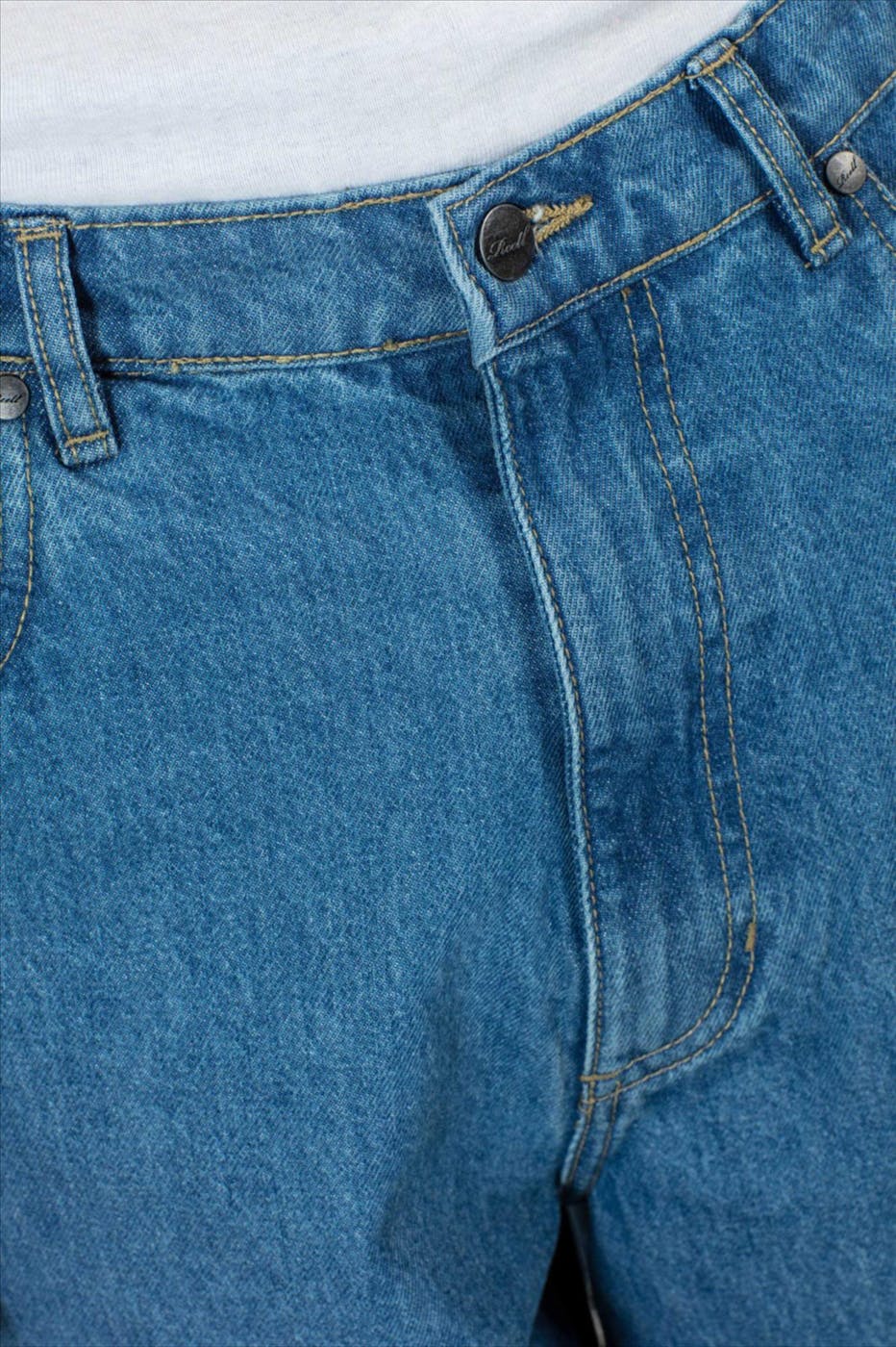 Reell - Blauwe Baggy Oversized jeans