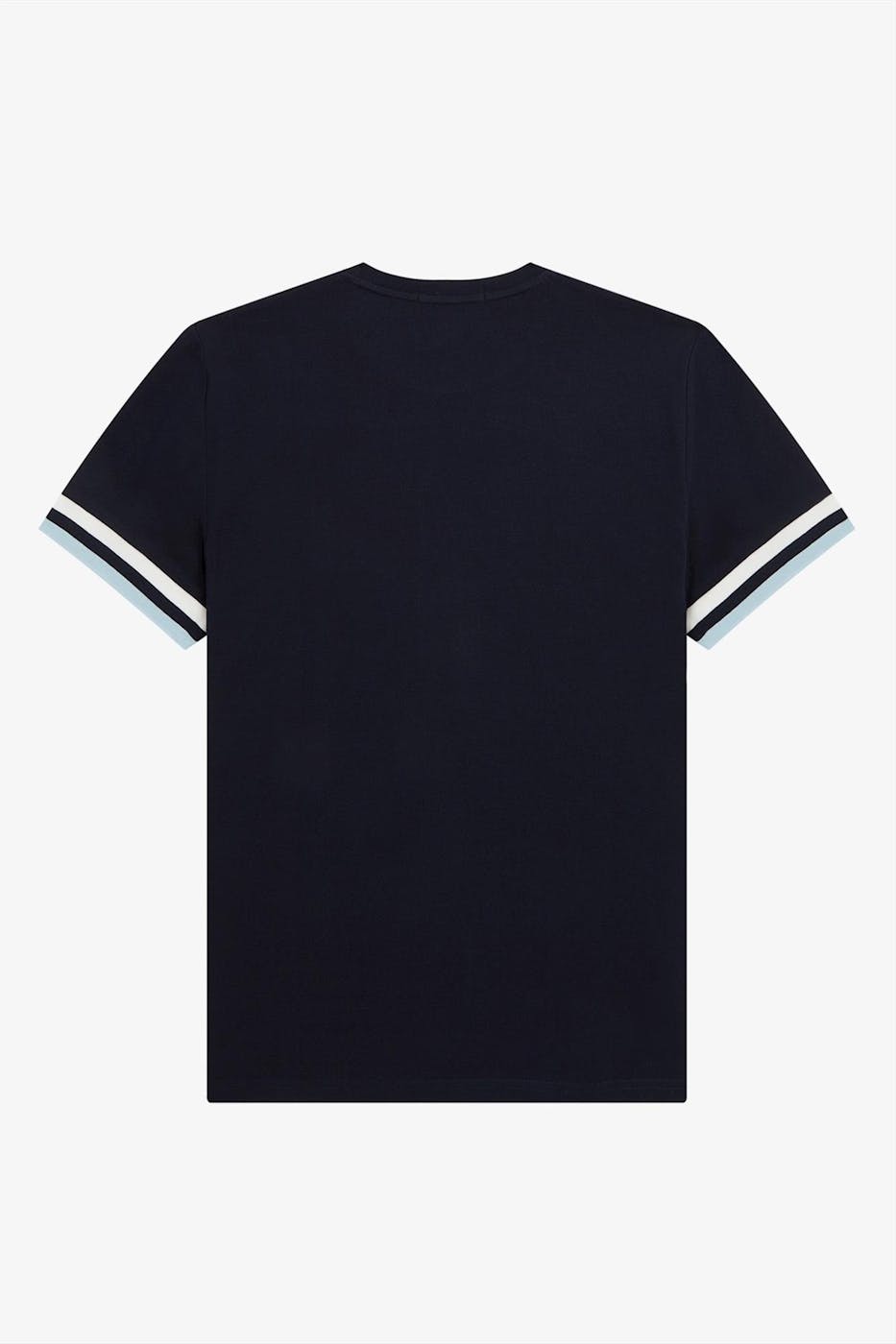 Fred Perry - Donkerblauwe Bold Tipped Pique T-shirt
