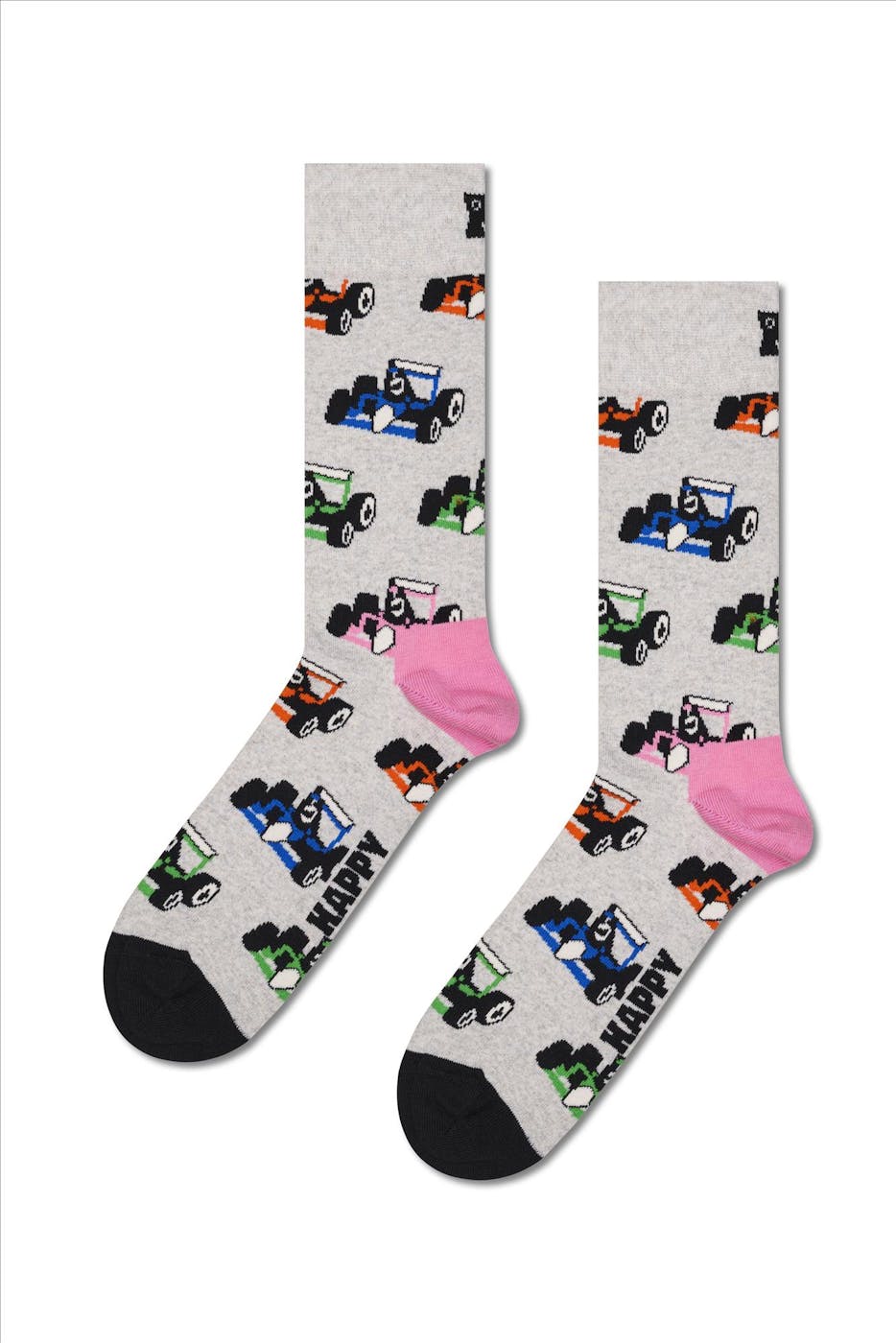 Happy Socks - Multicolor Formule-1 giftbox sokken, maat: 41-46