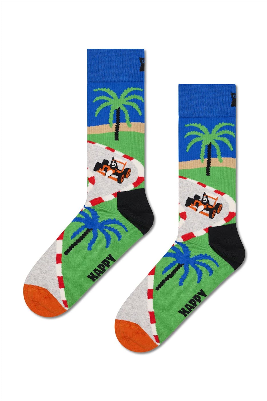 Happy Socks - Multicolor Formule-1 giftbox sokken, maat: 41-46