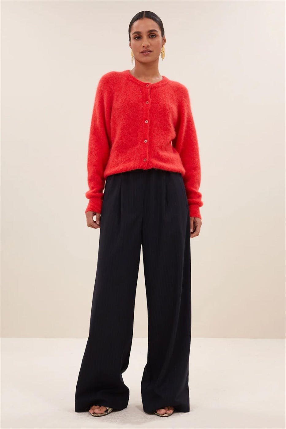 BY BAR - Rode Meya cardigan
