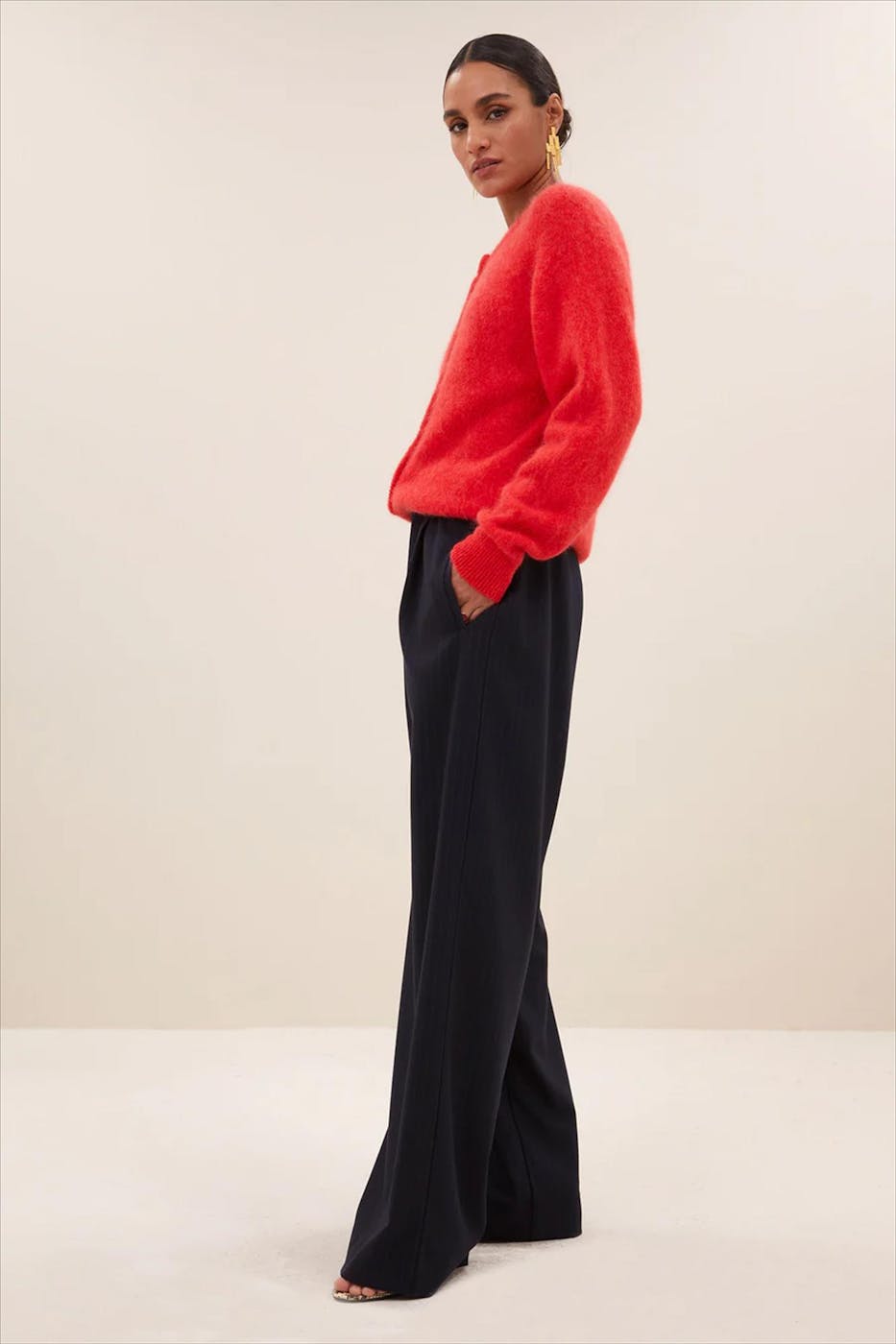 BY BAR - Rode Meya cardigan