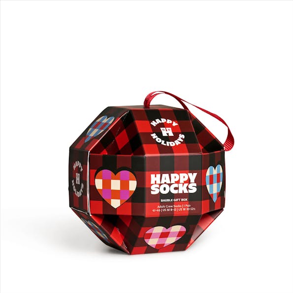 Happy Socks - Rode Bauble gift set sokken, maat: 41-46